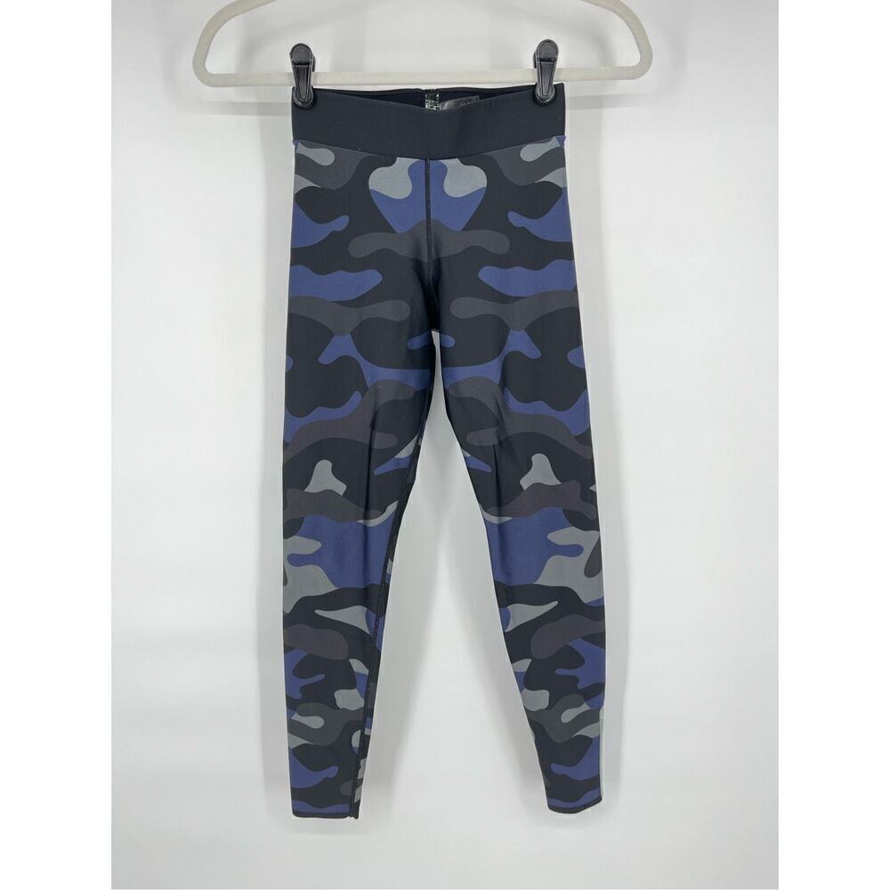 Ultracor Micro Camo Easy Ultra High Legging Blue Size Cor Extra Small Blue Black